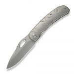 WEKNIFE Inmate Front Flipper & Thumb Hole Knife Titanium Handle WE23096B-1