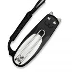 CIVIVI Purr Flipper & Slip Joint Knife Black & White G10 Handle C25054-2 - Image 4
