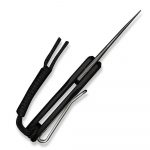CIVIVI Purr Flipper & Slip Joint Knife Black & White G10 Handle C25054-2 - Image 5