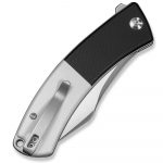 CIVIVI Outlaw Muk Flipper & Button Lock Knife Black & White G10 Handle C24079-4 - Image 5
