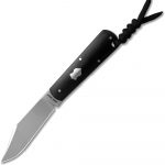 Jack Wolf Knives Gateway FIXedc Ebony Wood GF-EW