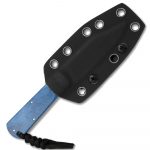 Jack Wolf Knives Gateway FIXedc Sawcut Blue Bone GF-SBB - Image 4