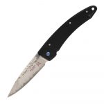 Mcusta Forge Large Tsuchi  VG-10 Damascus  Hammered Black Stainless Steel Handles MC-0114BD