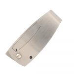 Mcusta Kamon Aoi Crest Money Clip Folding Knife  Satin Plain Blade Stainless Steel Handles MC-0081 - Image 5