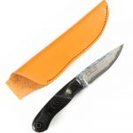 Mcusta Mike Irie Sport 100 Seki Japan Micarta Damascus Fixed Blade Hunting Knife MC-0231DB - Image 4