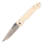 Mcusta Tactility  VG-10 Damascus  Blade White Corian Handles MC-0126D