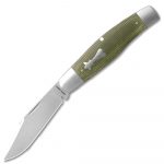 Jack Wolf Stockman Green Canvas Micarta SCOT-GCM