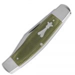 Jack Wolf Stockman Green Canvas Micarta SCOT-GCM - Image 3
