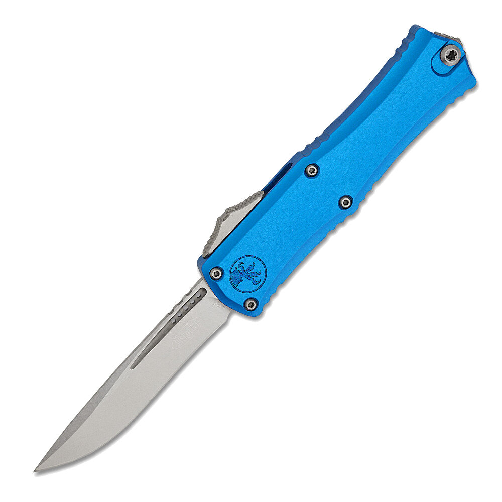 Microtech Hera II Mini SE Blue Stonewash 1703M-10BL (1) Microtech Hera II Mini SE Blue Stonewash 1703M-10BL - Image 1