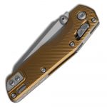 Microtech MSI Mini Ram-Lok Aluminum Fluted Apocalyptic Tan 210M-10APFLTA - Image 2