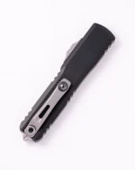 Microtech ULTRATECH GEN IV D/E STONEWASH  FULL SERRATE BLACK 11224-12 - Image 2