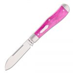 Jack Wolf Knives Eureka Purple Smooth Bone
