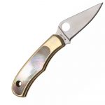 SPYDERCO BUG Nickel Silver Abalone C133AP - Image 3