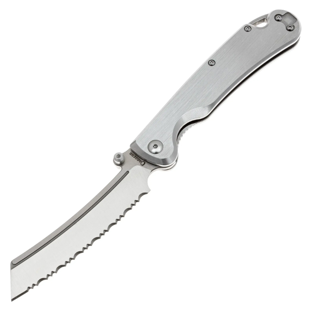 Begemot Framelock Satin Serrated VG10 BGF-SR-VG10 (1) Dagger Begemot Framelock Satin Serrated VG10 BGF-SR-VG10 - Image 1