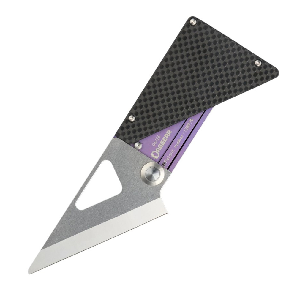 Dagger Cardknife Purple VG10 CK-PRP-VG10 (3) Dagger Cardknife Purple VG10 CK-PRP-VG10 - Image 1